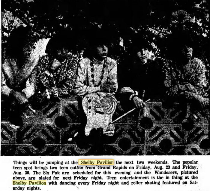 Shelby Pavilion - 1968 Mention In Paper (newer photo)